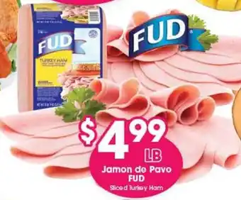 Arteagas Food Center Fud Sliced Turkey Ham offer