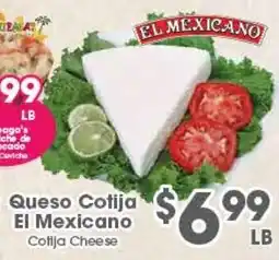 Arteagas Food Center El Mexicano Queso Cotija offer