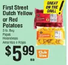 Smart & Final First Street Dutch Yellow or Red Potatoes offer