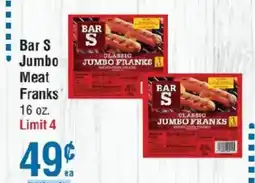 Smart & Final Bar S jumbo meat franks offer