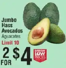 Smart & Final Jumbo Hass Avocados offer