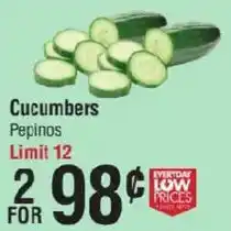 Smart & Final Cucumbers Pepinos offer