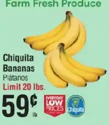 Smart & Final Chiquita Bananas offer