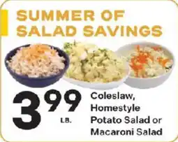Coborn's Coleslaw, Homestyle Potato Salad or Macaroni Salad offer
