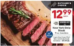 Coborn's Butcher's Choice New York Strip Steak offer