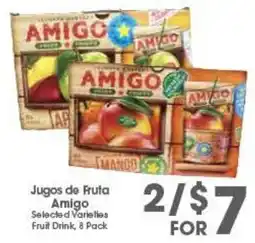 Arteagas Food Center Amigo fruit drink offer