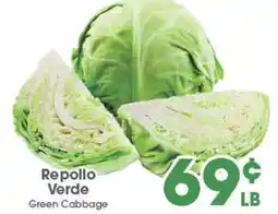 Arteagas Food Center Green Cabbage offer
