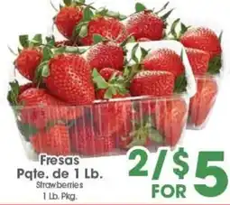 Arteagas Food Center Strawberries offer