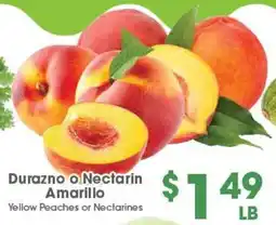 Arteagas Food Center Yellow Peaches or Nectarines offer
