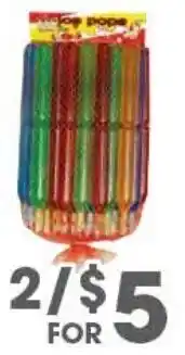 Arteagas Food Center ice pops offer