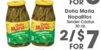 Arteagas Food Center Doña Maria Nopalitos offer