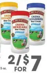 Arteagas Food Center Mexican Crema Mexicana Sour Cream offer