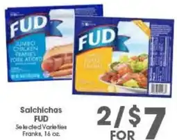 Arteagas Food Center Fud saichichas offer