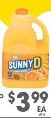 Arteagas Food Center Sunny D offer