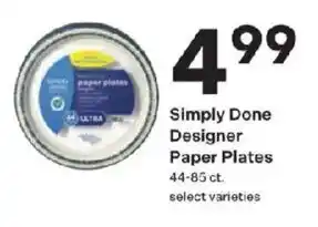 Coborn's Simply Done Designer Paper Plates offer