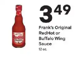 Coborn's Frank's Original RedHot or Buffalo Wing Sauce offer