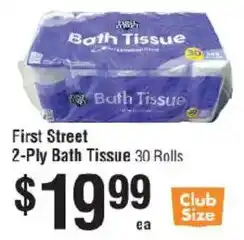 Smart & Final First Street 2-Ply Bath Tissue offer