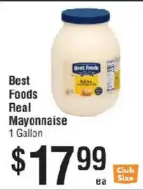 Smart & Final Best Foods Real Mayonnaise offer