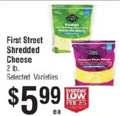 Smart & Final First Street shredded cheese offer