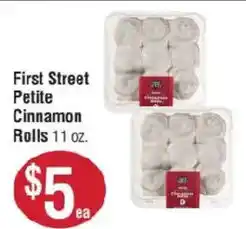 Smart & Final First Street Petite Cinnamon Rolls offer
