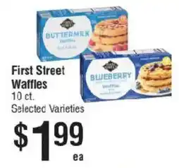 Smart & Final First Street Waffles offer