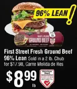 Smart & Final First Street Fresh Ground Beef offer