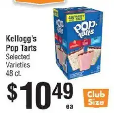 Smart & Final Kellogg's Pop Tarts offer