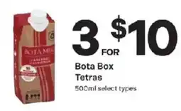 Coborn's Bota Box Tetras offer