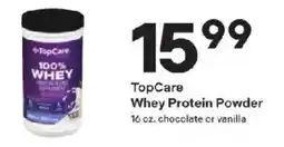 Coborn's TopCare whey protein powder offer