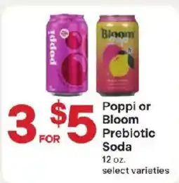 Coborn's Poppi or Bloom Prebiotic Soda offer