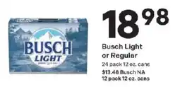 Coborn's Busch Light or Regular offer