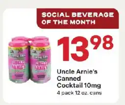 Coborn's Uncle Arnie's Canned Cocktail offer