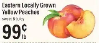 Eastern Locally Grown Yellow Peaches