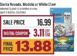 Lowes Foods Sierra Nevada, Modelo or White Claw offer
