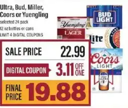 Lowes Foods Ultra, Bud, Miller, Coors or Yuengling offer