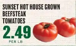 Lowes Foods Sunset hot house grown beefsteak tomatoes offer