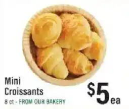 Lowes Foods Mini Croissants offer