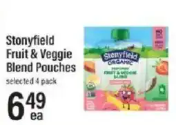 Lowes Foods Stonyfield Fruit & Veggie Blend Pouches offer