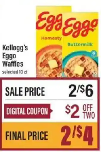 Lowes Foods Kellogg's Eggo Waffles offer