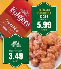 Lowes Foods Folgers or Cafe Bustelo K-Cups offer