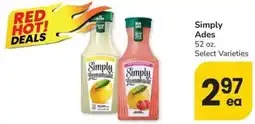 Safeway Simply Ades offer
