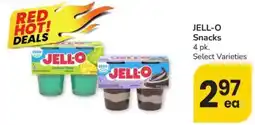 Safeway Jell-o snacks offer