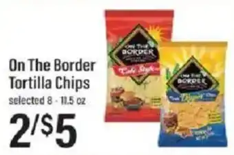 Lowes Foods On The Border Tortilla Chips offer