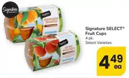 Safeway Signature Select Fruit Cups offer