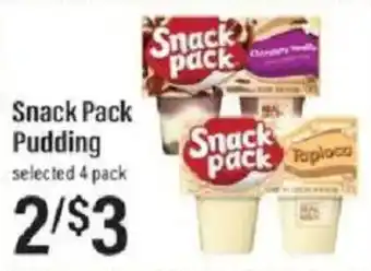 Lowes Foods Snack Pack Pudding offer