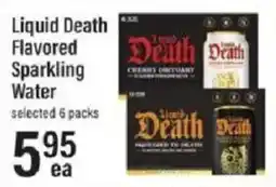 Lowes Foods Liquid Death Flavored Sparkling Water offer