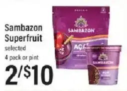 Lowes Foods Sambazon Superfruit offer