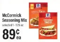Lowes Foods McCormick Seasoning Mix offer
