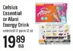 Lowes Foods Celsius Essential or Alani Energy Drink offer