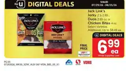 Safeway Jack Links Jerky offer